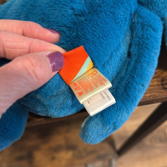 Plush Elephant Ellie-Berry B. Toys Plush Blue - Soft Stuffed Animal NEW with Tag - Picture 8 of 10